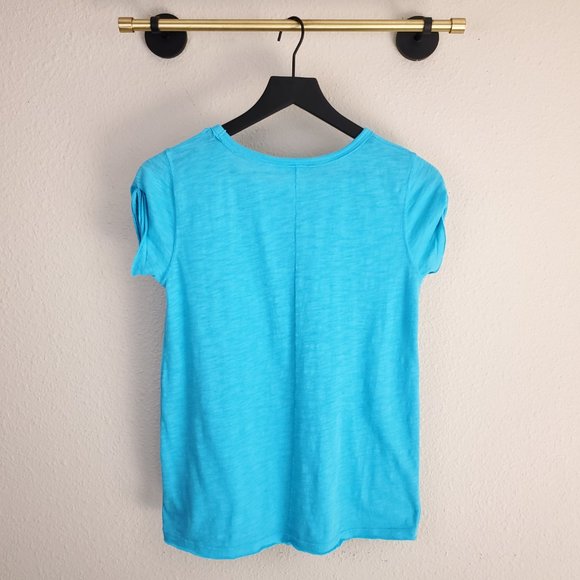Free People We The Free S Turquoise Clare Tee - Picture 8 of 13